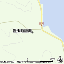 長崎県対馬市豊玉町唐洲115周辺の地図