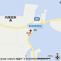 広島県福山市内海町12周辺の地図