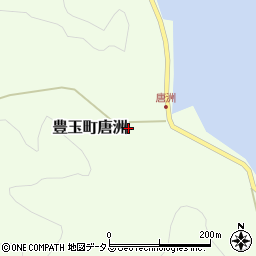 長崎県対馬市豊玉町唐洲109周辺の地図