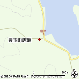 長崎県対馬市豊玉町唐洲113周辺の地図