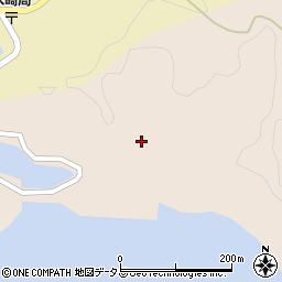 長崎県対馬市豊玉町貝鮒7周辺の地図