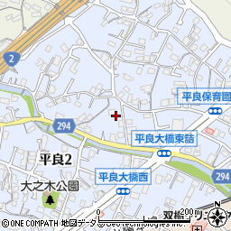広島県廿日市市平良周辺の地図