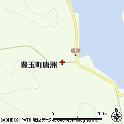 長崎県対馬市豊玉町唐洲111周辺の地図