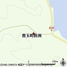 長崎県対馬市豊玉町唐洲104周辺の地図