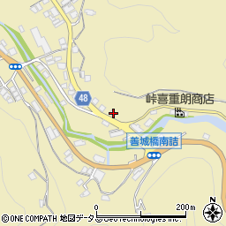 奈良県吉野郡下市町善城642-1周辺の地図