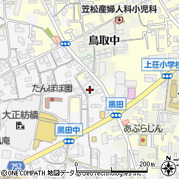 大阪府阪南市黒田613周辺の地図