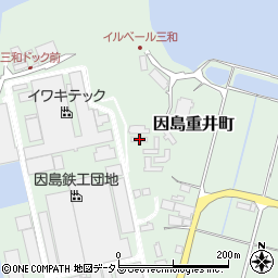 広島県尾道市因島重井町538-1周辺の地図