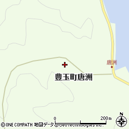 長崎県対馬市豊玉町唐洲91周辺の地図