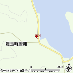 長崎県対馬市豊玉町唐洲67周辺の地図