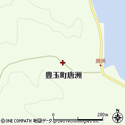 長崎県対馬市豊玉町唐洲93周辺の地図