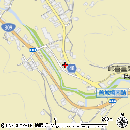 奈良県吉野郡下市町善城626周辺の地図