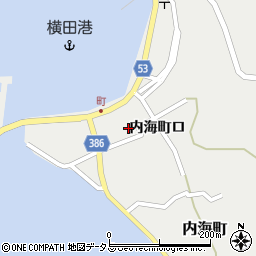 広島県福山市内海町ロ周辺の地図