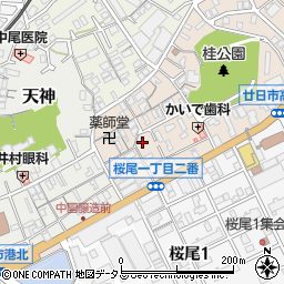広島県廿日市市桜尾本町7-23周辺の地図