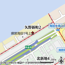 広原海陸運輸株式会社　東部営業所周辺の地図
