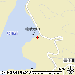 長崎県対馬市豊玉町嵯峨256周辺の地図