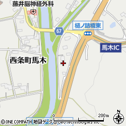 広島県東広島市西条町馬木1313周辺の地図