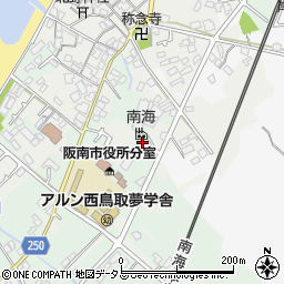 大阪府阪南市鳥取26周辺の地図