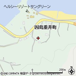 広島県尾道市因島重井町33周辺の地図