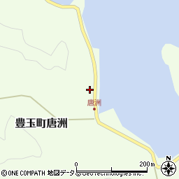 長崎県対馬市豊玉町唐洲66周辺の地図