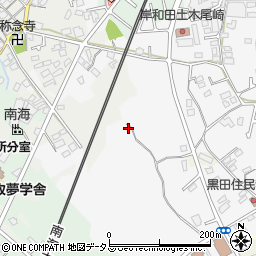 大阪府阪南市黒田168周辺の地図