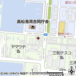 大阪印刷インキ製造株式会社　四国支店周辺の地図