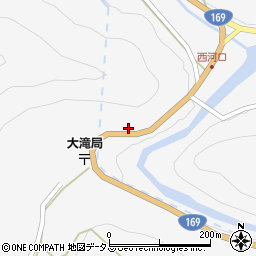 奈良県吉野郡川上村大滝8周辺の地図