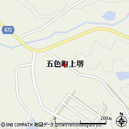 兵庫県洲本市五色町上堺周辺の地図