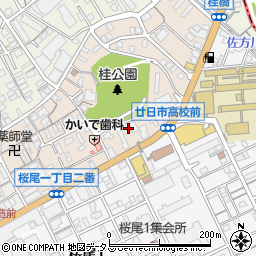 広島県廿日市市桜尾本町10-28周辺の地図