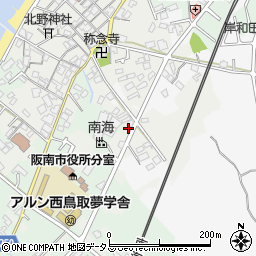 大阪府阪南市鳥取25周辺の地図