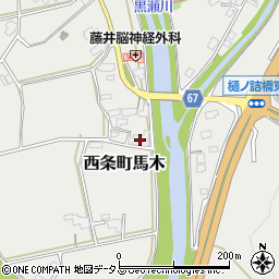 広島県東広島市西条町馬木237周辺の地図