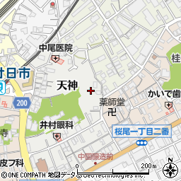 広島県廿日市市天神6周辺の地図