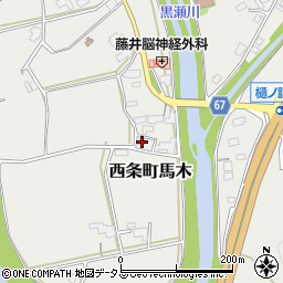 広島県東広島市西条町馬木240周辺の地図