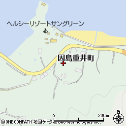 広島県尾道市因島重井町36周辺の地図