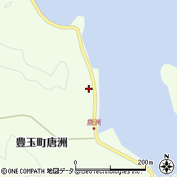長崎県対馬市豊玉町唐洲62周辺の地図