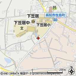 香川県高松市生島町363-12周辺の地図