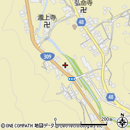 奈良県吉野郡下市町善城105-1周辺の地図
