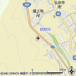 奈良県吉野郡下市町善城232-3周辺の地図