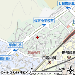 広島県廿日市市平良山手周辺の地図