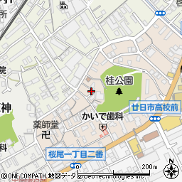 広島県廿日市市桜尾本町2周辺の地図