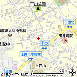 大阪府阪南市下出533周辺の地図