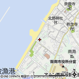 大阪府阪南市鳥取8周辺の地図