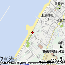 大阪府阪南市鳥取6周辺の地図