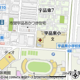 広島市立宇品東小学校周辺の地図