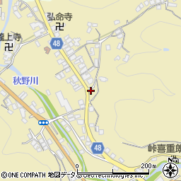 奈良県吉野郡下市町善城708周辺の地図