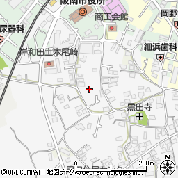 大阪府阪南市黒田37周辺の地図