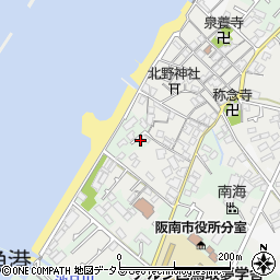 大阪府阪南市鳥取7周辺の地図