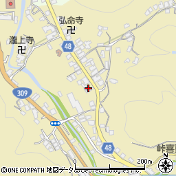 奈良県吉野郡下市町善城72周辺の地図
