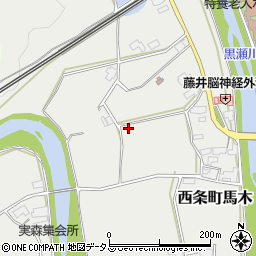 広島県東広島市西条町馬木292周辺の地図