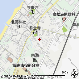 大阪府阪南市新町周辺の地図