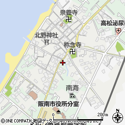大阪府阪南市鳥取16周辺の地図